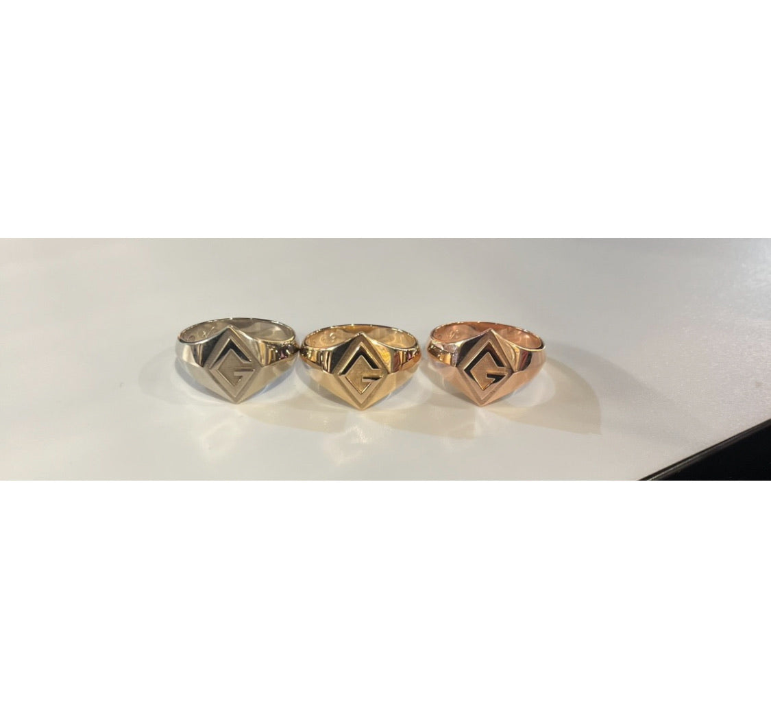 14K Gold Custom Ring